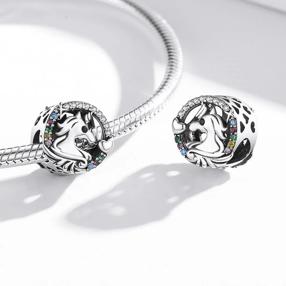 Pandora Style Flying Pony Charm - BSC476