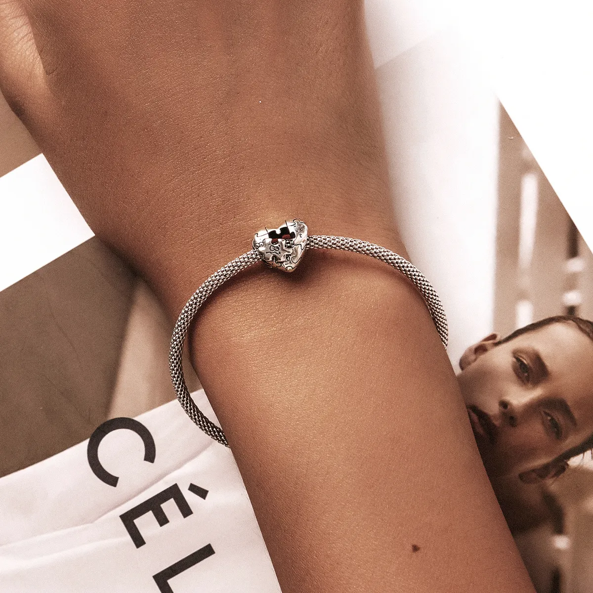 Pandora Style Jigsaw Puzzle Charm - BSC557