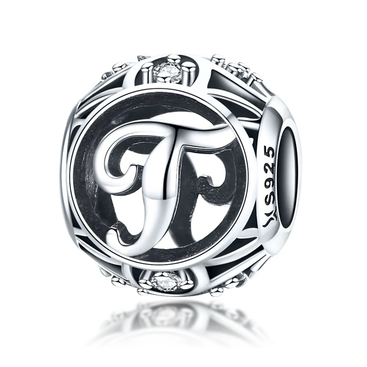 pandora style letter t charm scc738 t