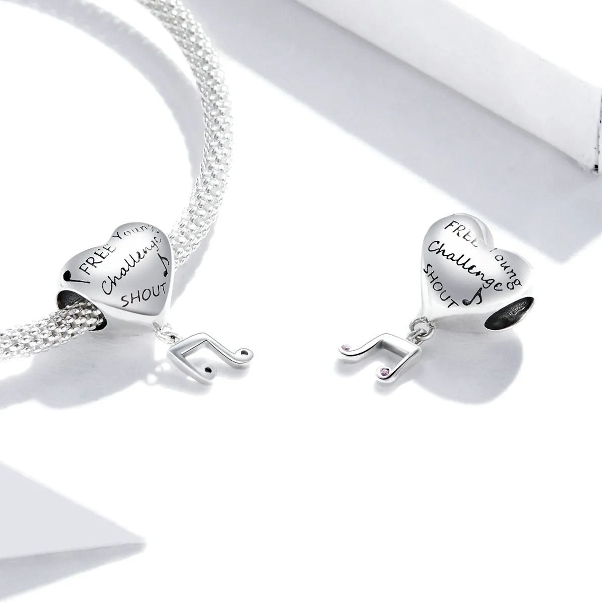 Pandora Style Love Note Charm - SCC1631