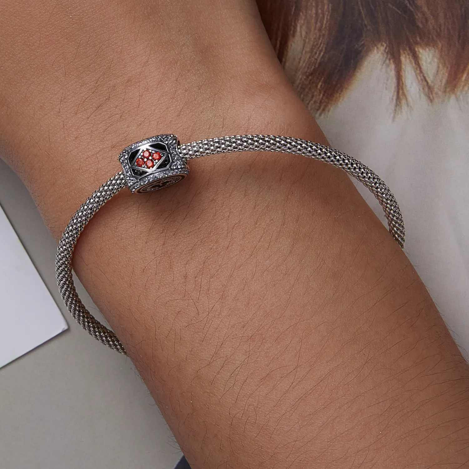 Pandora Style Lucky Heart Charm - BSC620