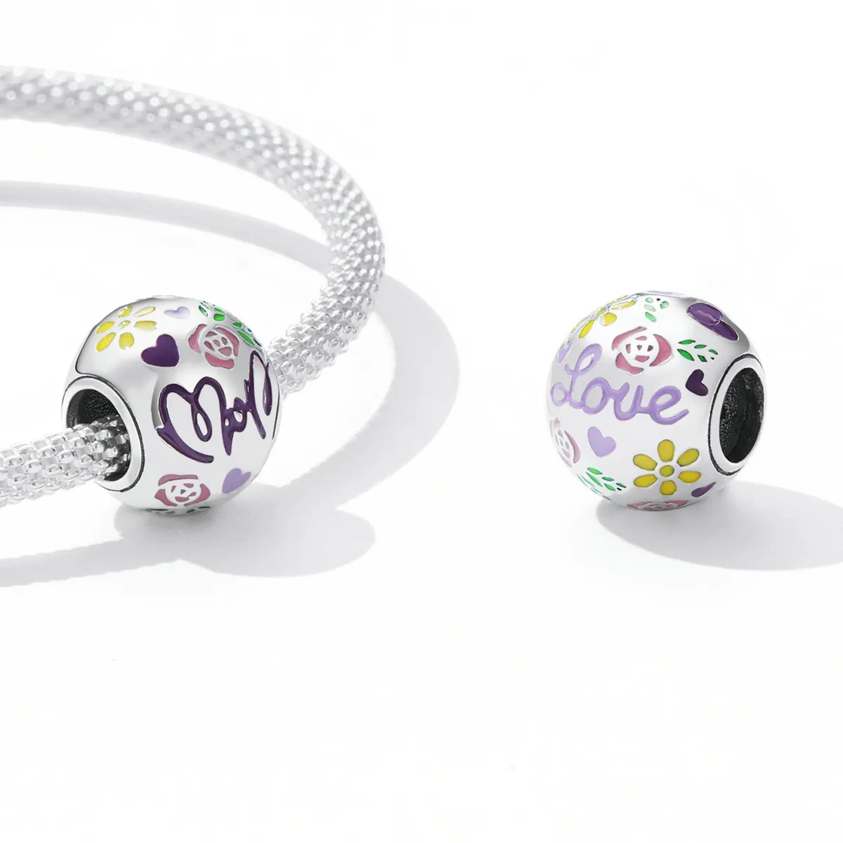 Pandora Style Mother's Day - Color Doodles Charm - BSC595