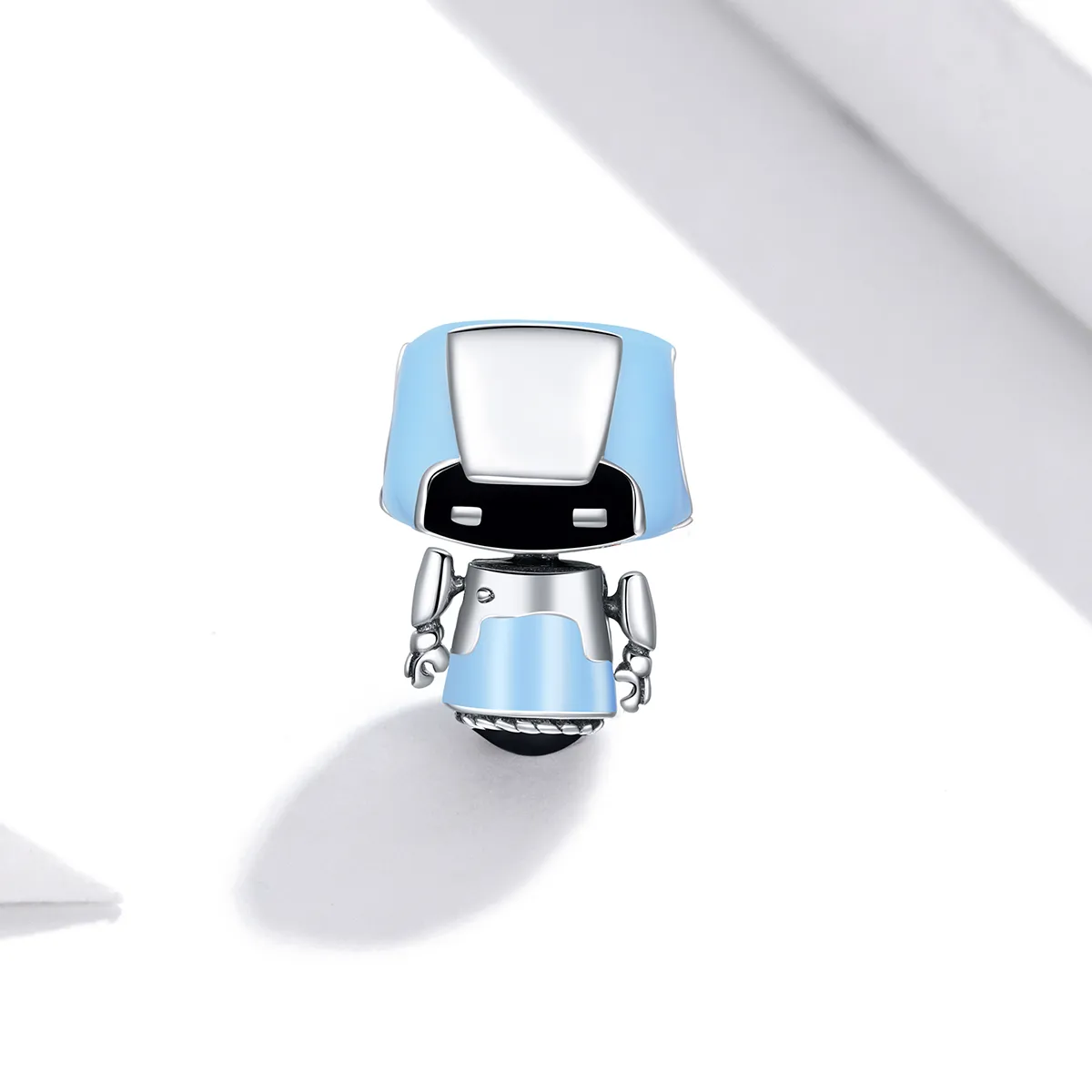 Pandora Style Sapphire Robot Charm - SCC1773