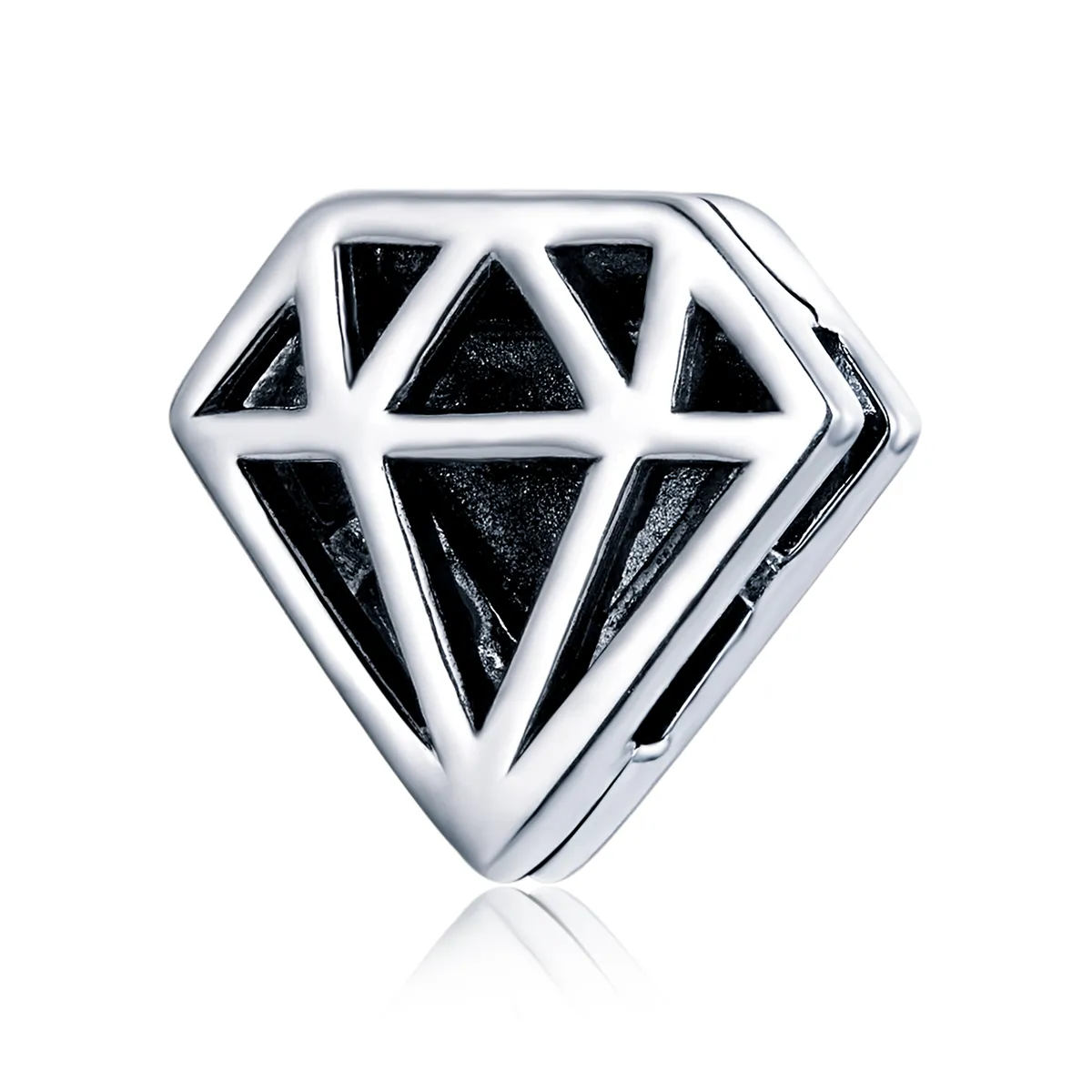 Pandora Style Simple Diamond Clip - SCX117
