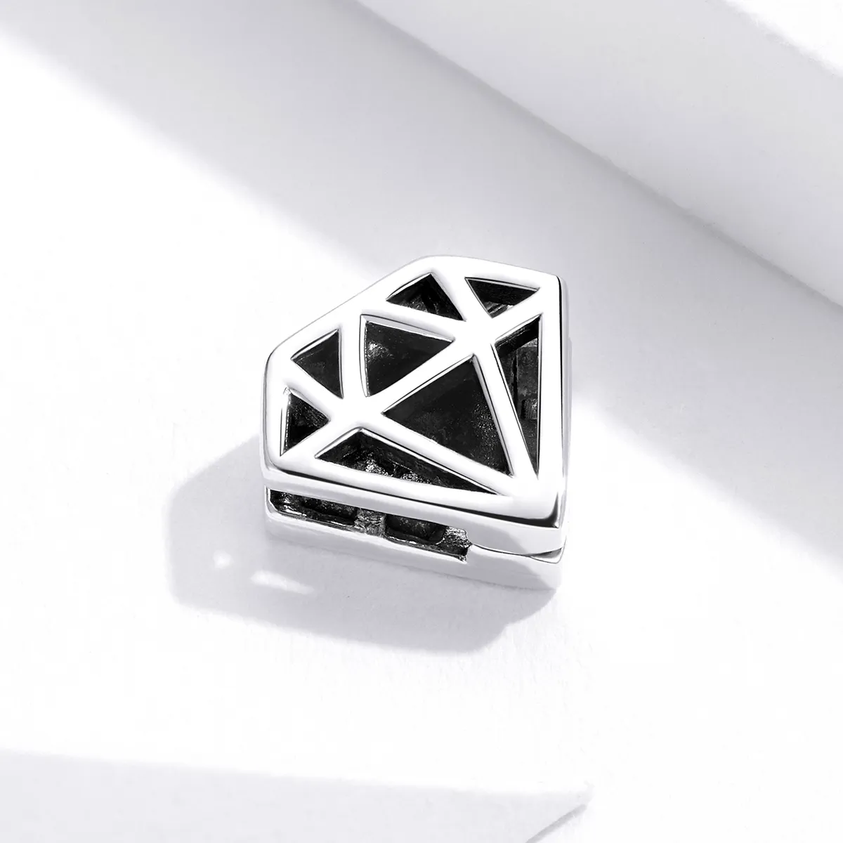 Pandora Style Simple Diamond Clip - SCX117