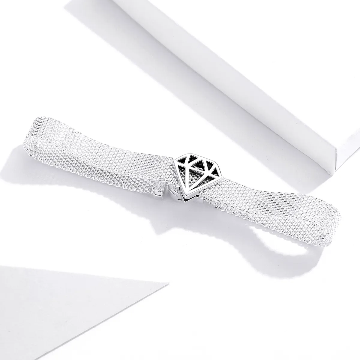 Pandora Style Simple Diamond Clip - SCX117