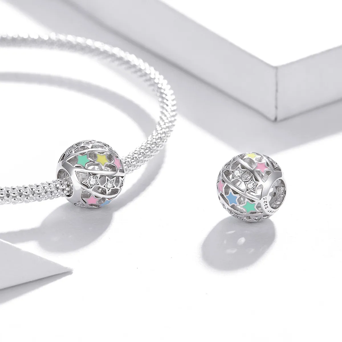 Pandora Style Star Planet Charm - BSC438