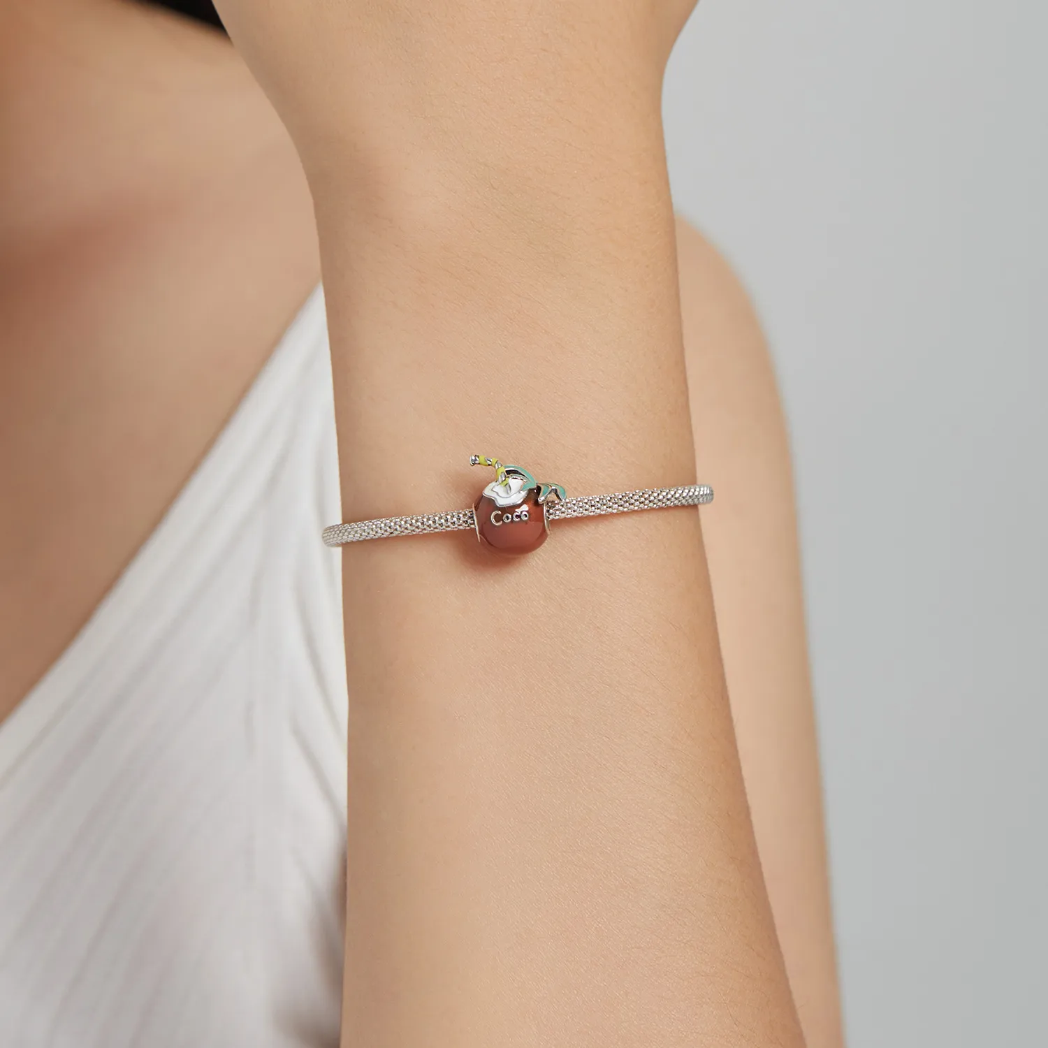 Pandora Style Summer Coconut Charm - SCC1936