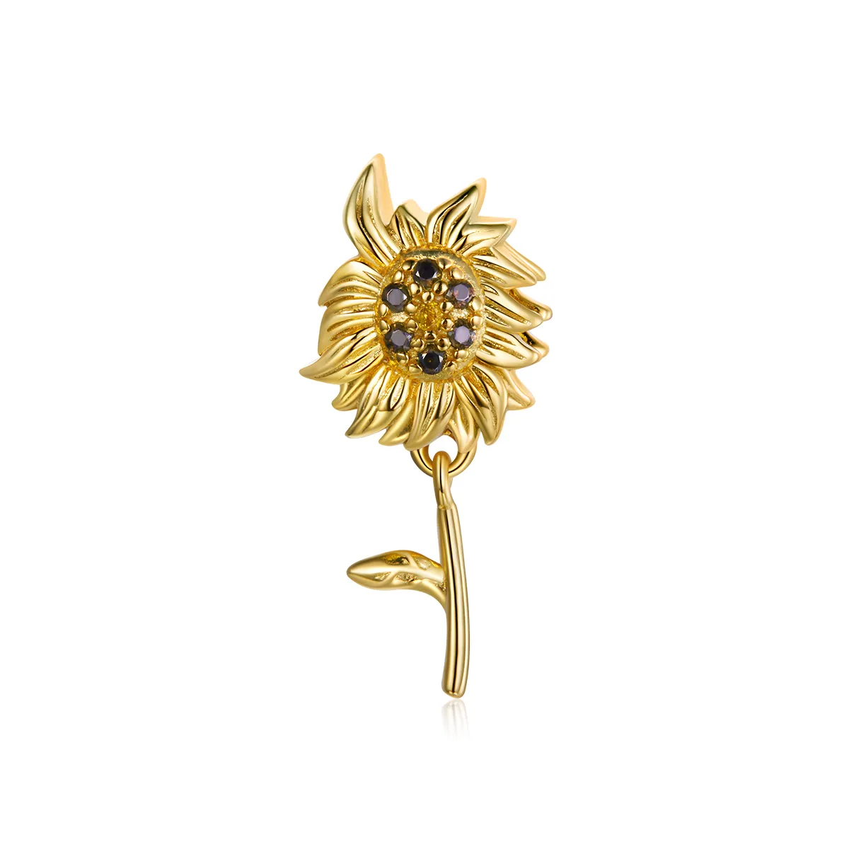 pandora style sun flower charm bsc425