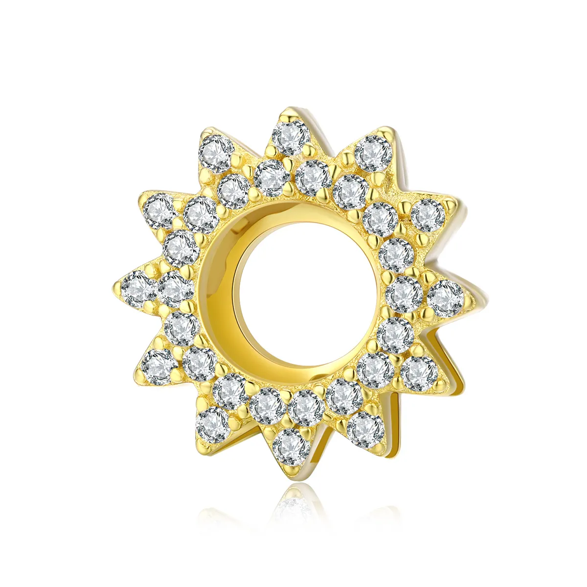 Pandora Style Sunflower Clip - SCX107