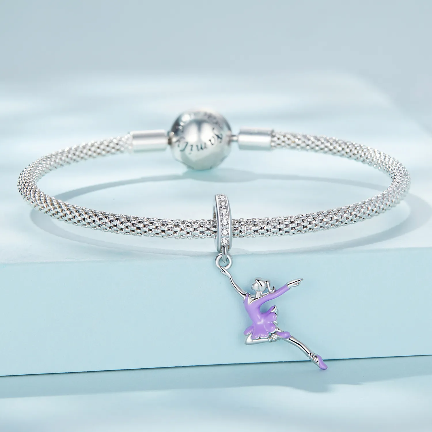 Pandora Style Ballerina Girl Dangle - SCC2394
