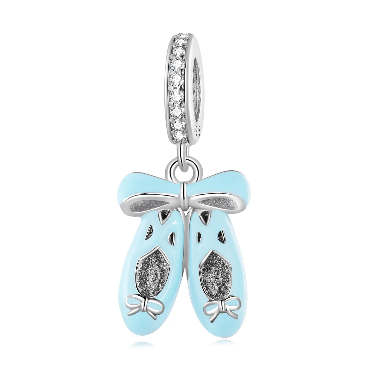 Pandora Style Ballet Shoes Dangle - SCC2395