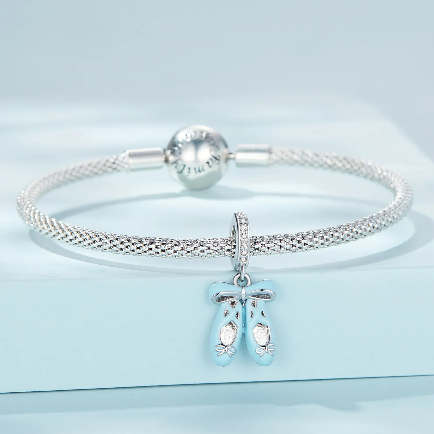 Pandora Style Ballet Shoes Dangle - SCC2395