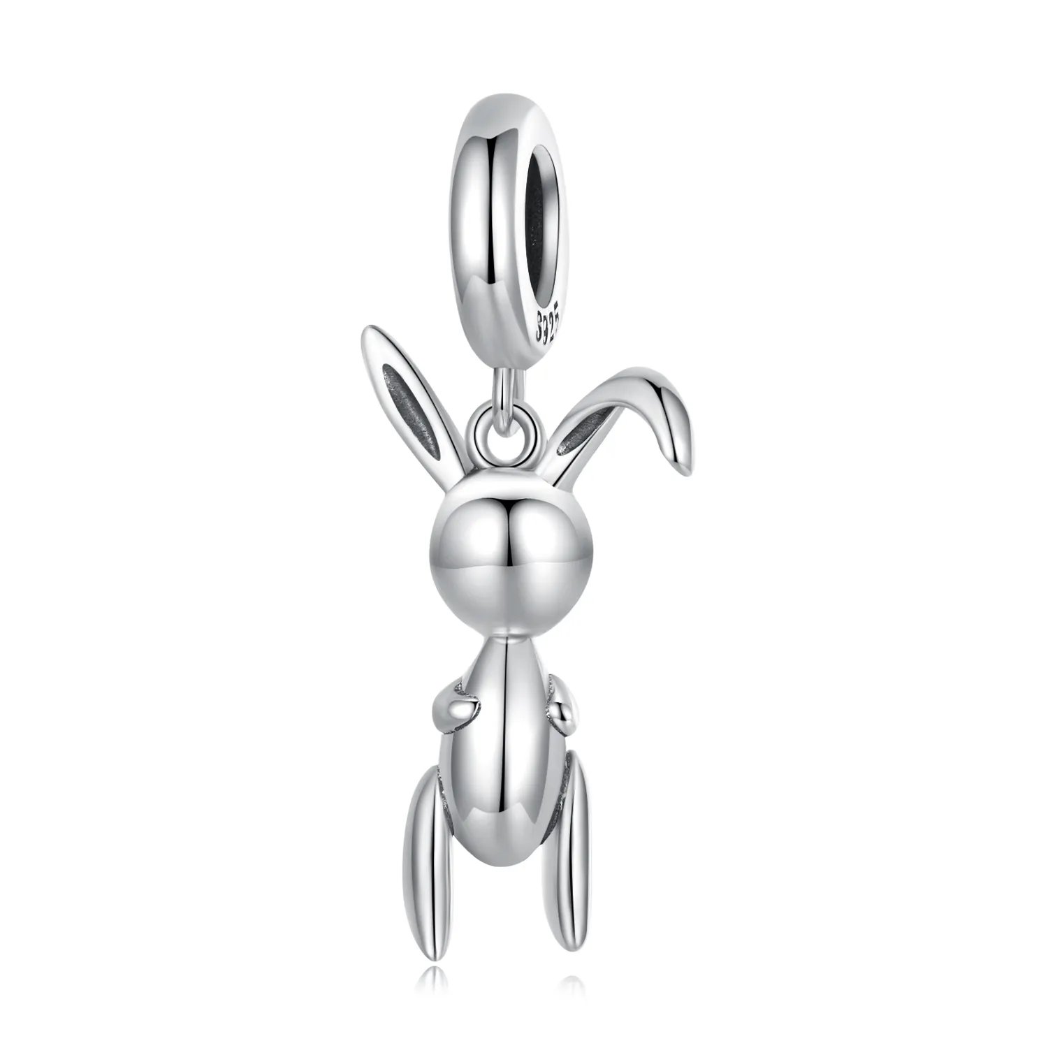 Pandora Style Balloon Bunny Dangle BSC692