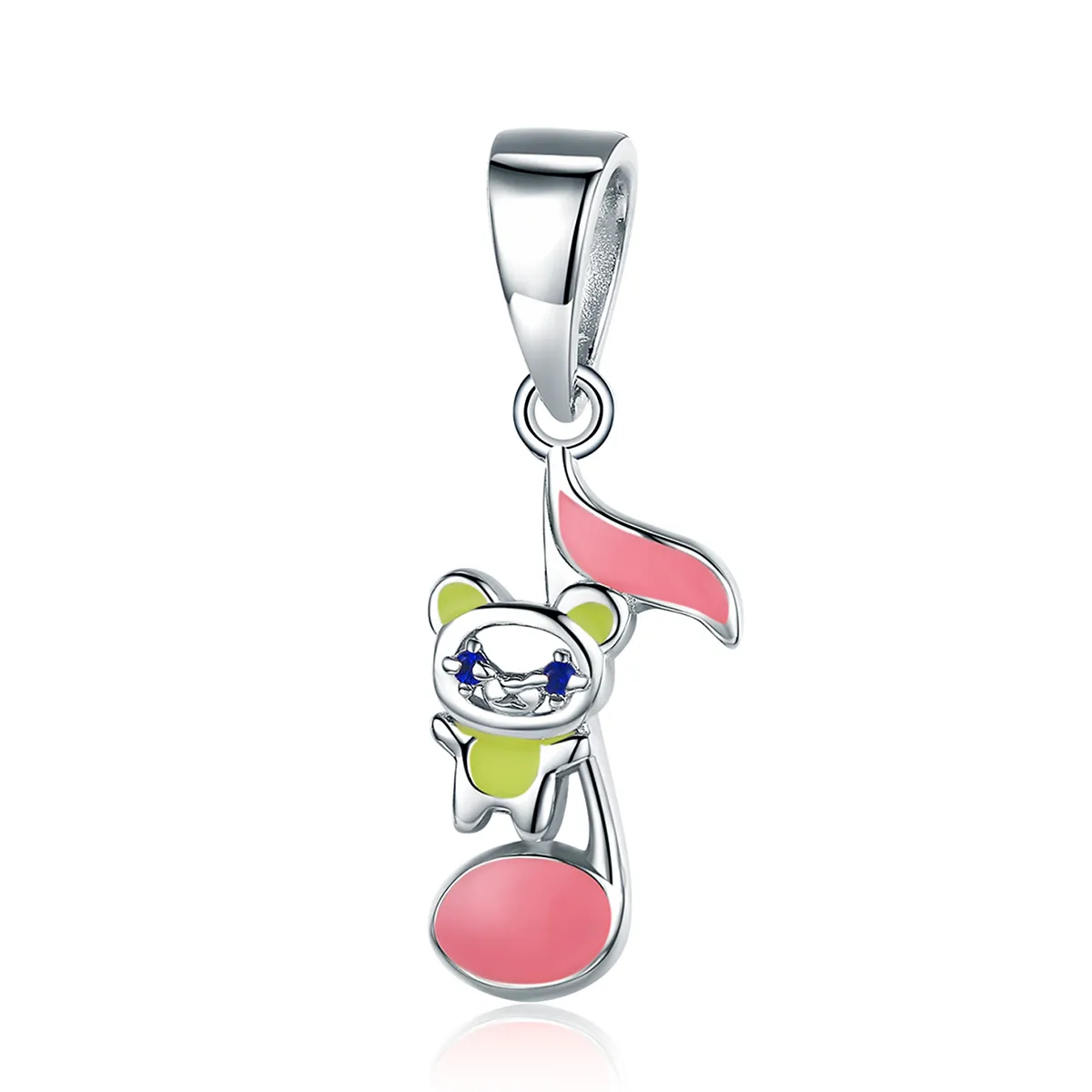 pandora style bear melody dangle bsc021