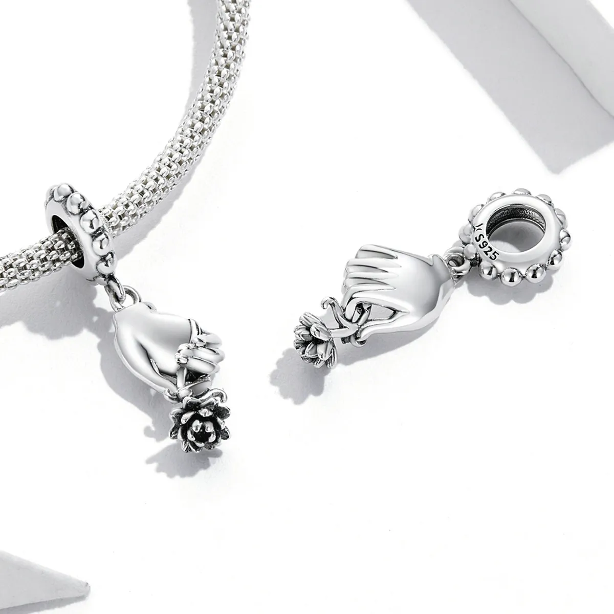 Pandora Style Bergamot Lotus Dangle - SCC2169