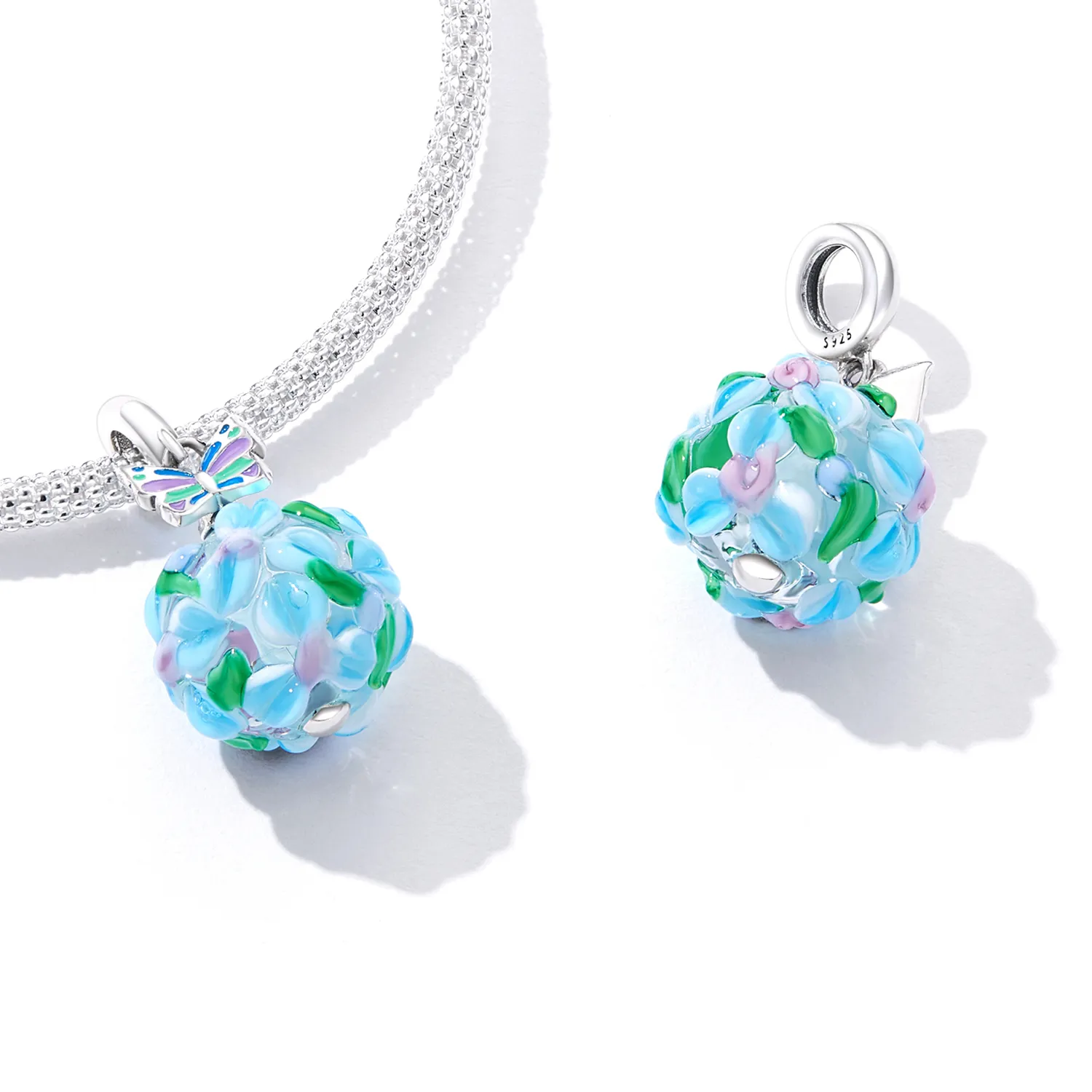 Pandora Style Butterflies Dangle - SCC2214