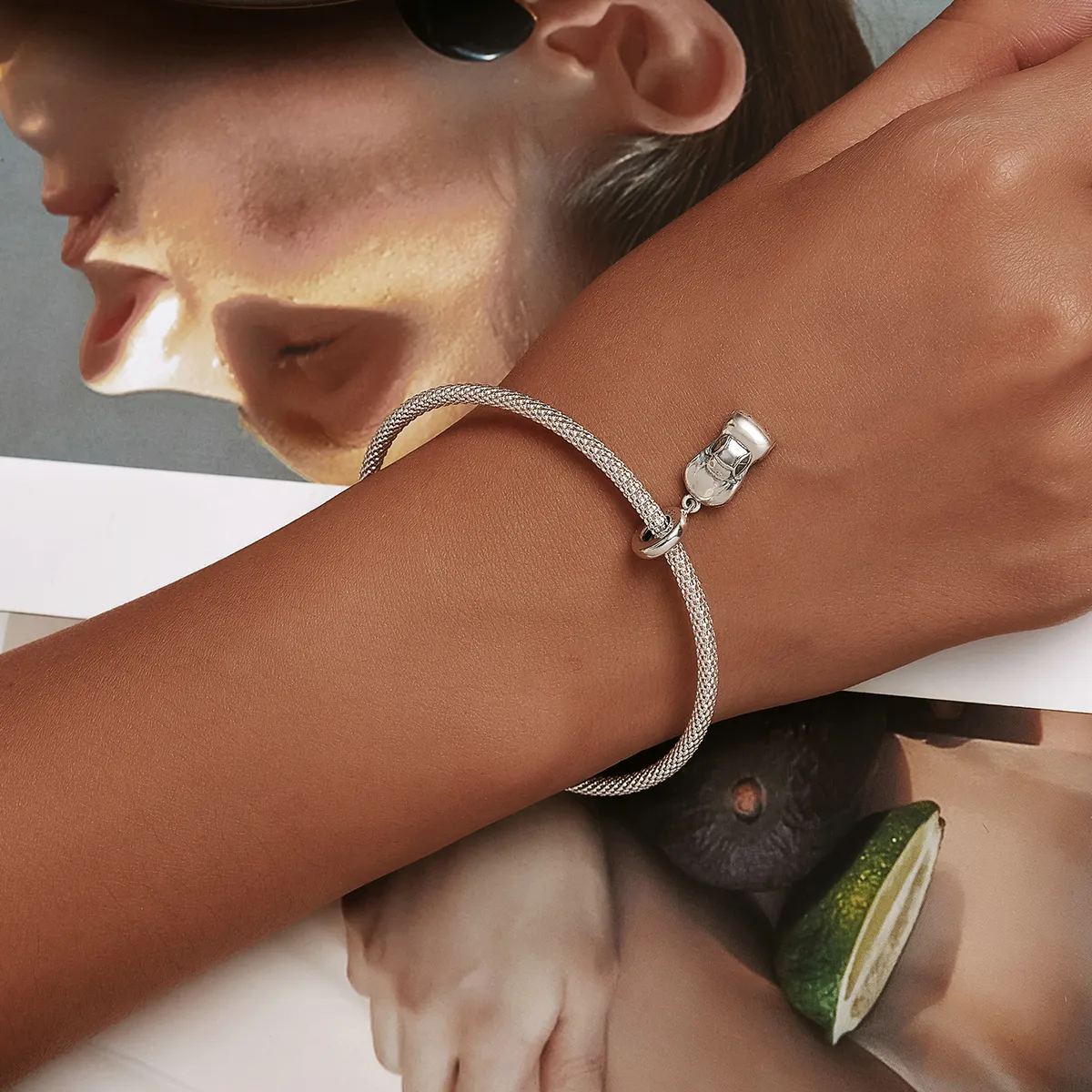 Pandora Style Cool Sports Car Dangle - BSC559