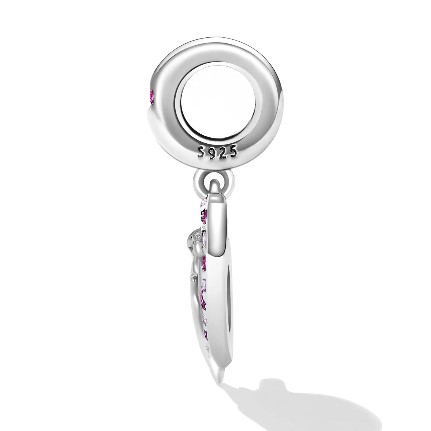 Pandora Style Cupid Heart Dangle - SCC2324