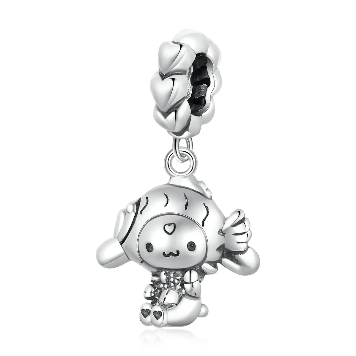 pandora style cute dog dangle scc2046