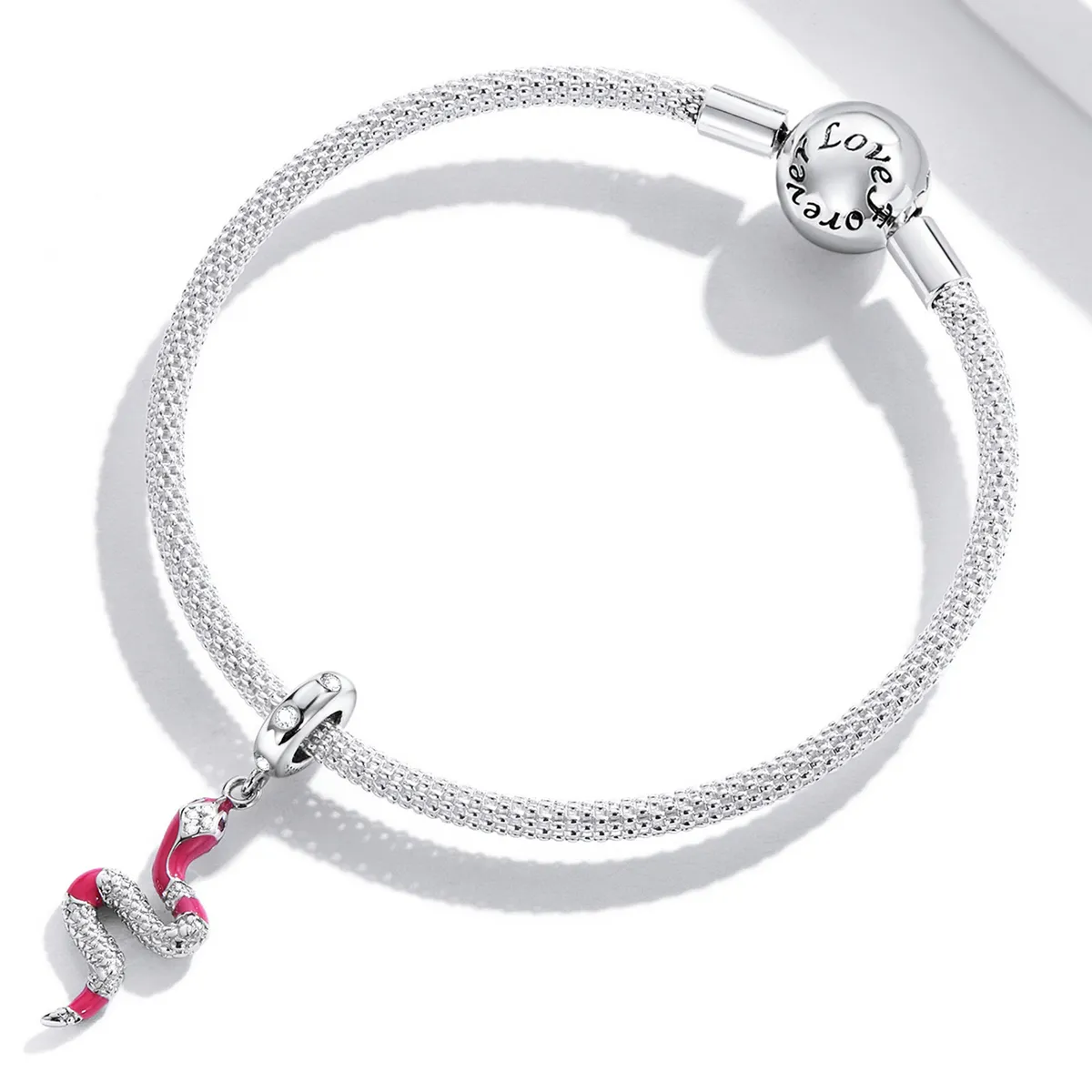 Pandora Style Delicate Spirit Serpent Dangle - BSC577