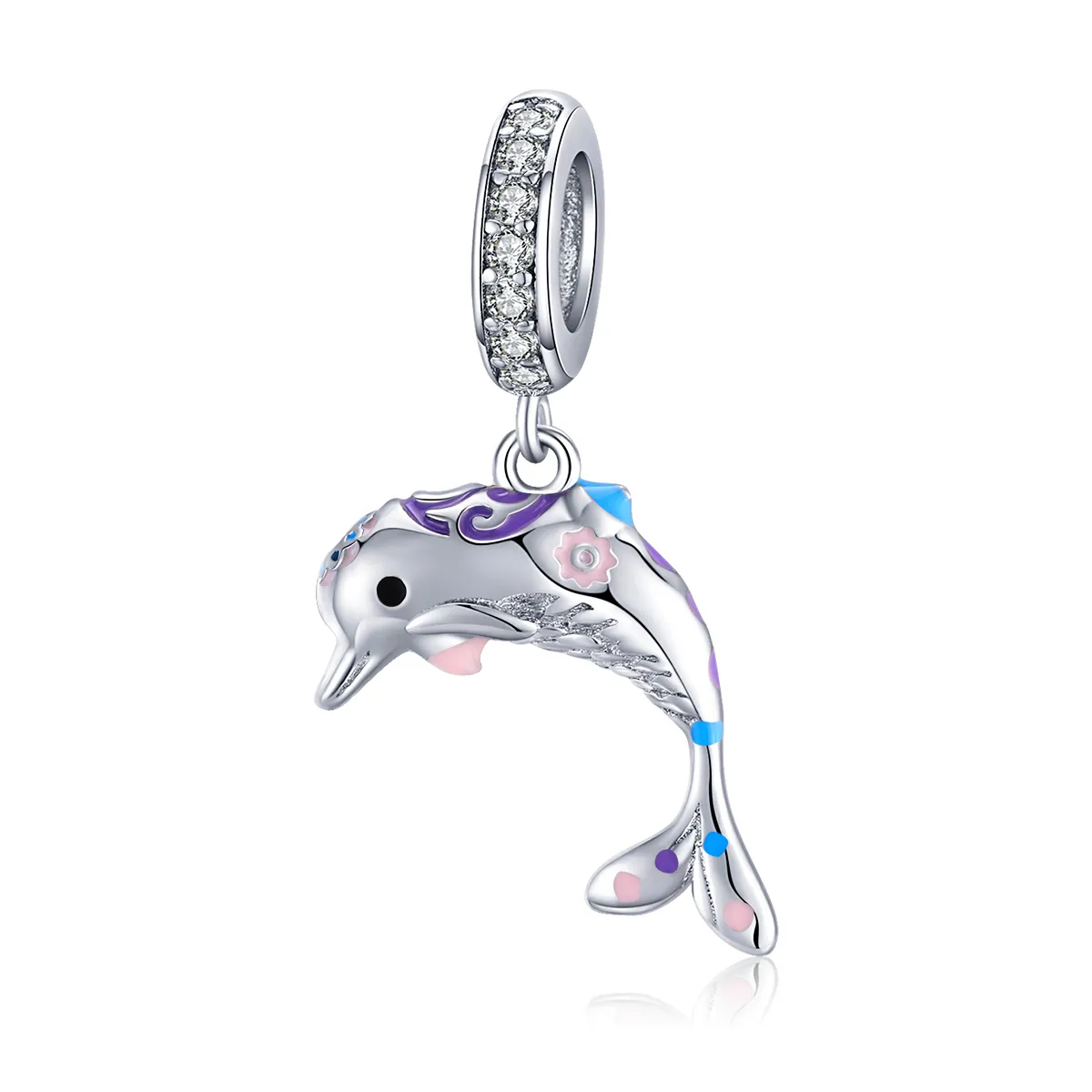 Pandora Style Dolphin Dangle - BSC159