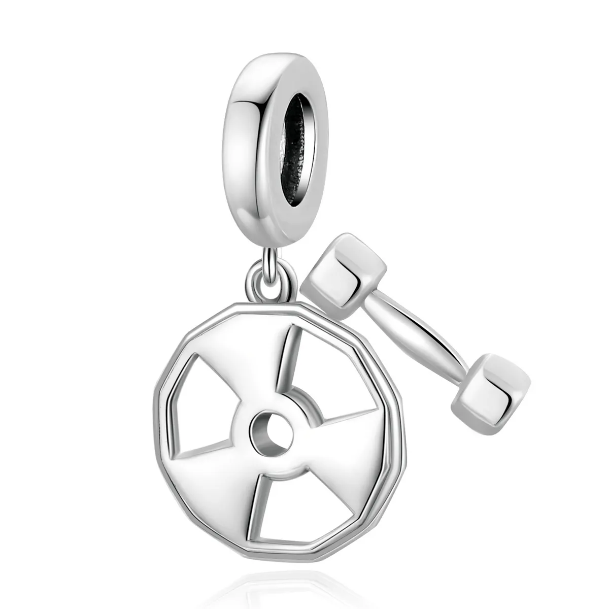 Pandora Style Fitness Equipment Dangle - SCC2053