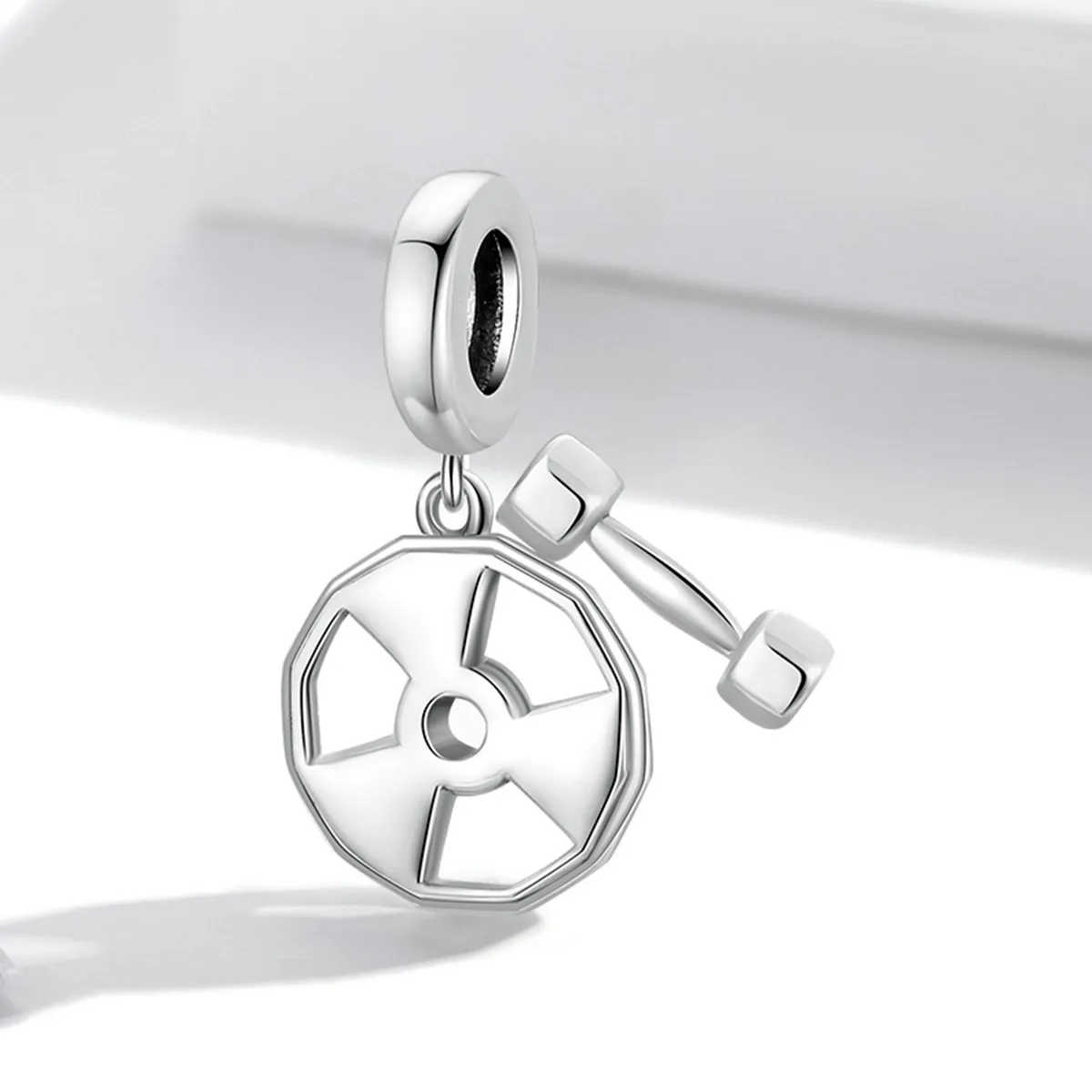 Pandora Style Fitness Equipment Dangle - SCC2053
