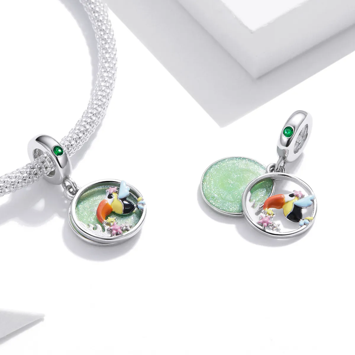Pandora Style Happy Toucan Dangle - BSC449