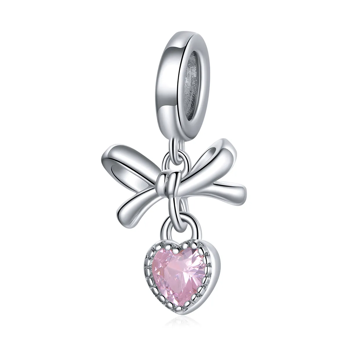 Pandora Style Love Bow Dangle - BSX001-L
