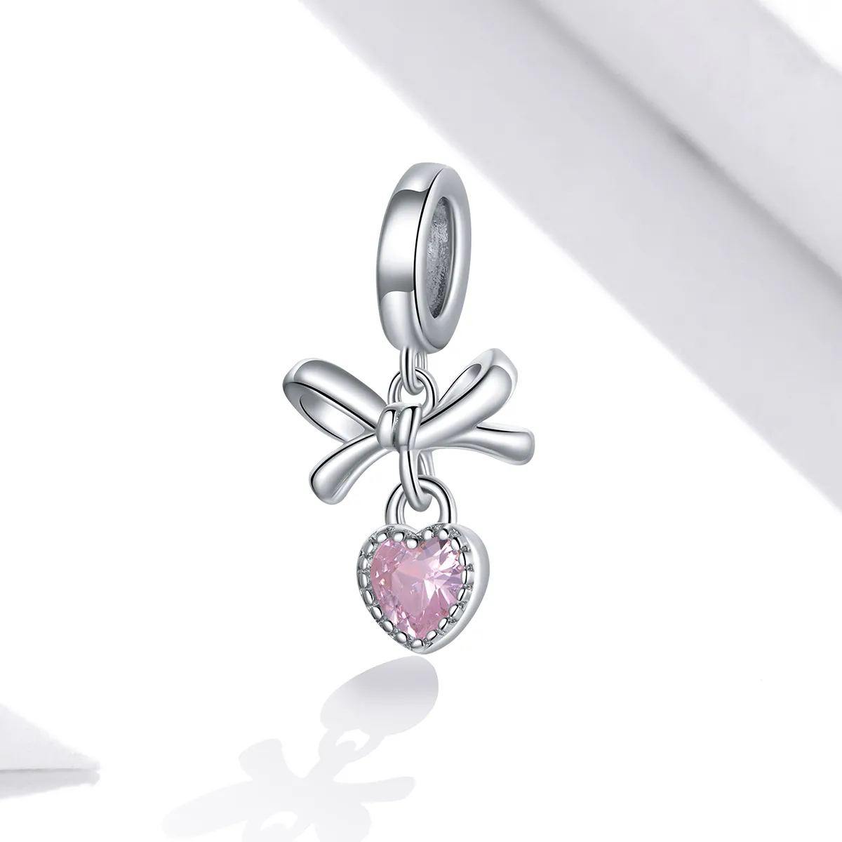Pandora Style Love Bow Dangle - BSX001-L