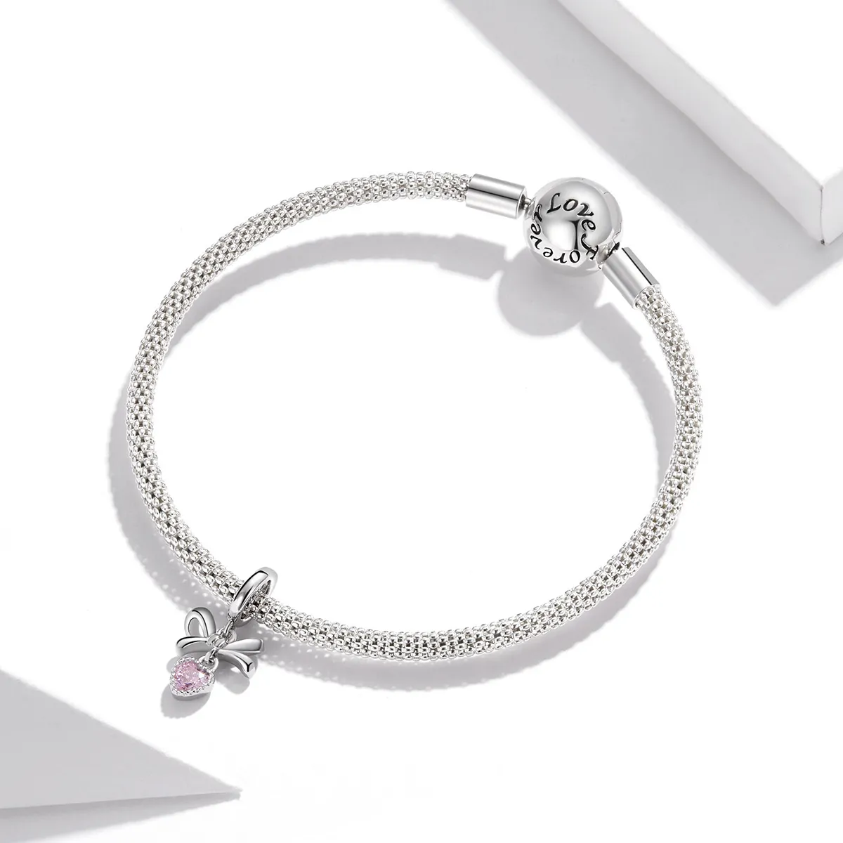 Pandora Style Love Bow Dangle - BSX001-L
