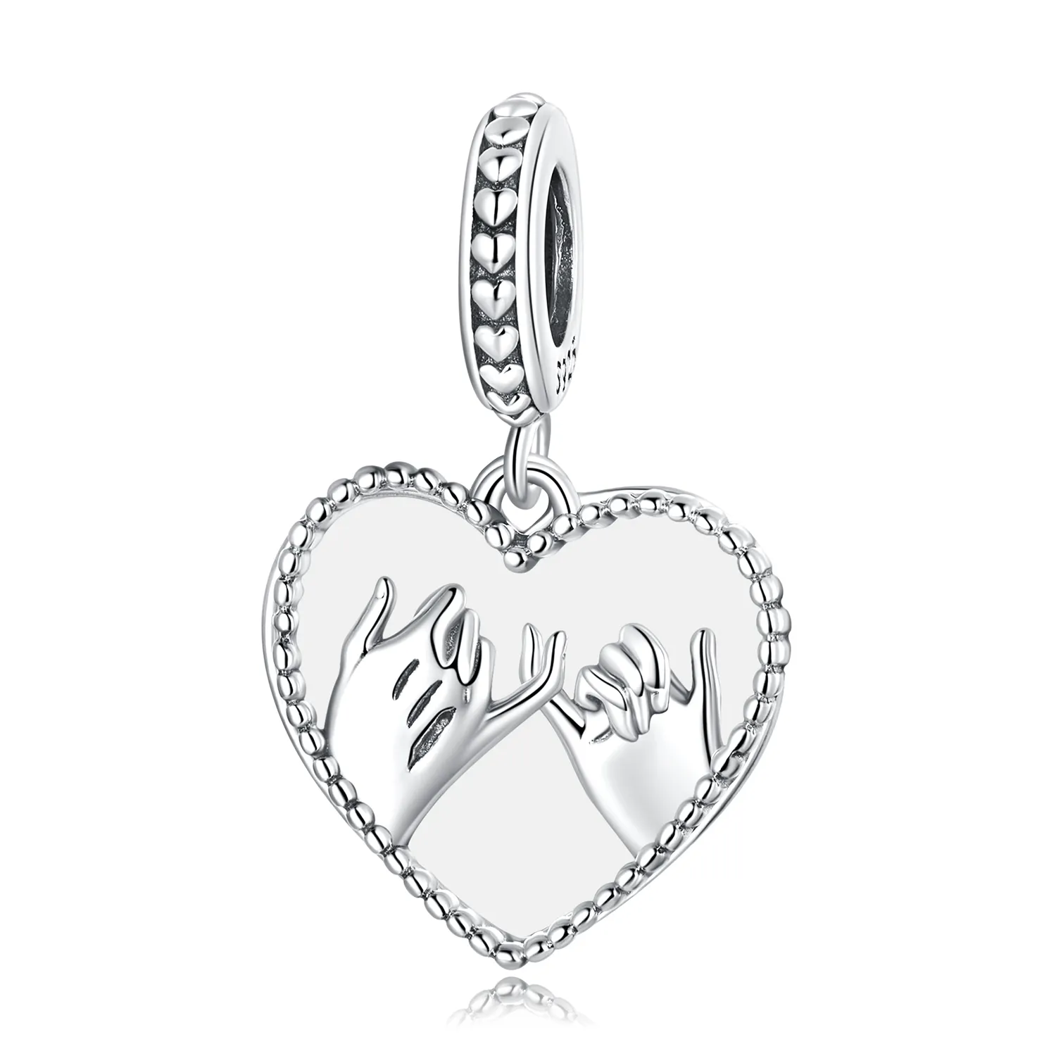 pandora style love hand in hand dangle scc2270