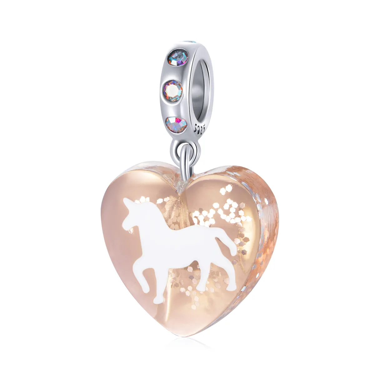 pandora style love pony dangle scc1886