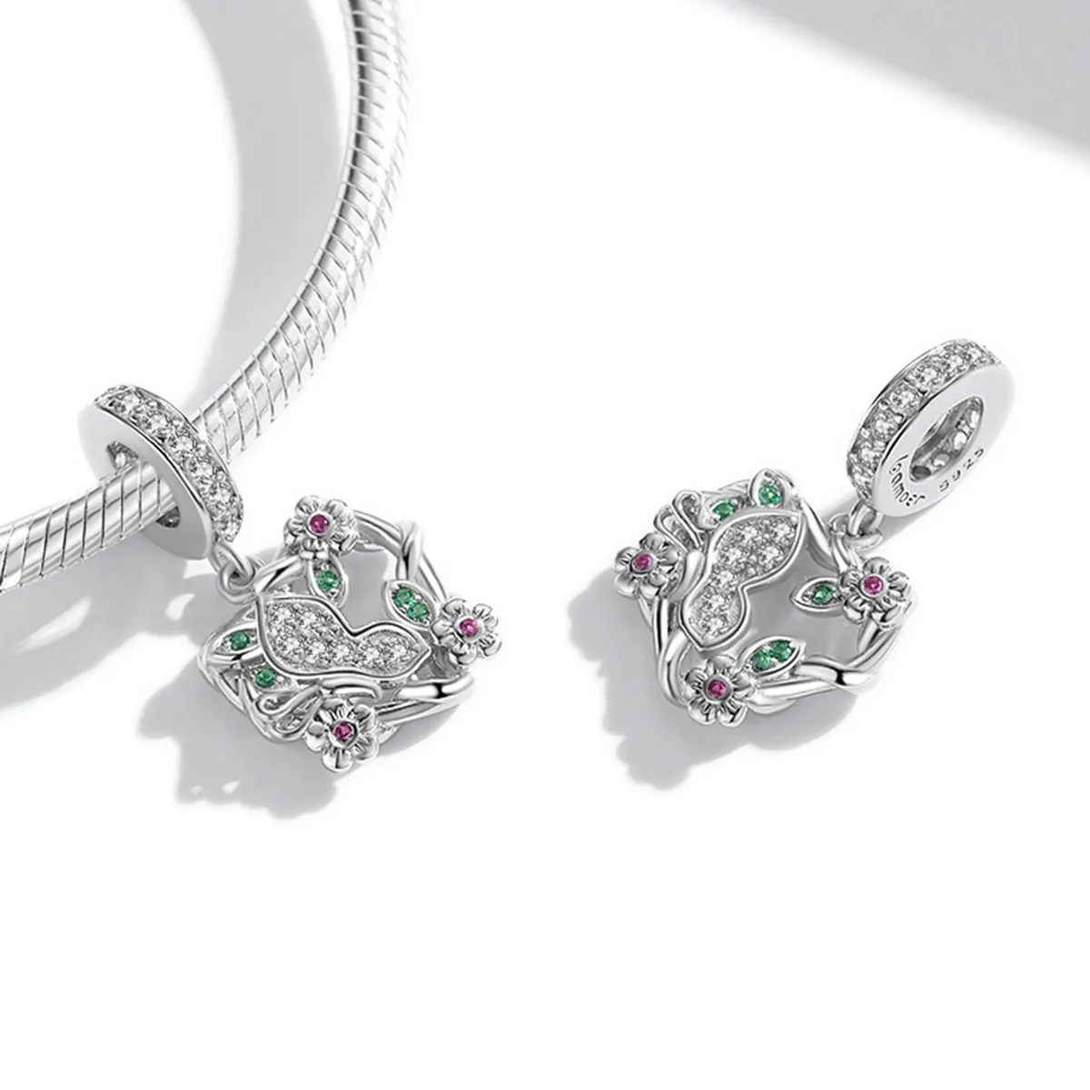 Pandora Style Love Spring Garden Dangle - BSC553