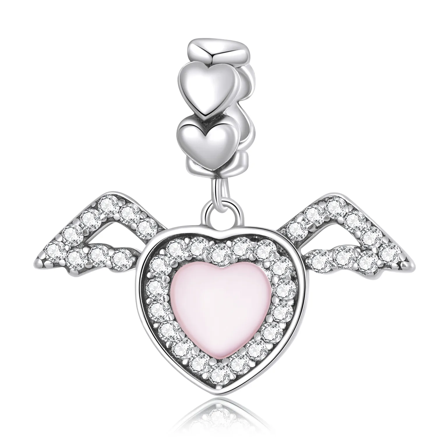 pandora style love wings dangle scc2229
