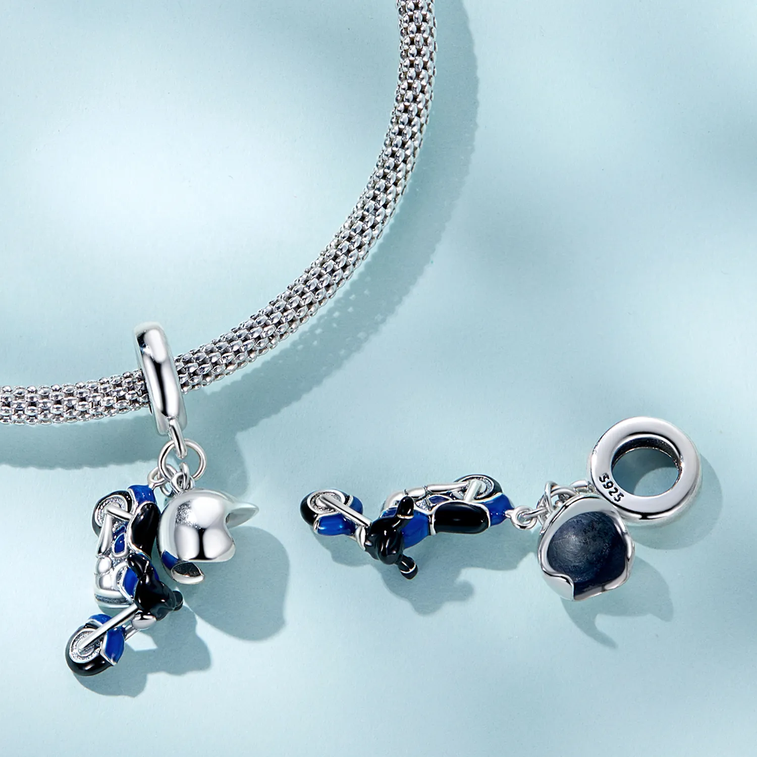 Pandora Style Motorcycle Dangle - SCC2364