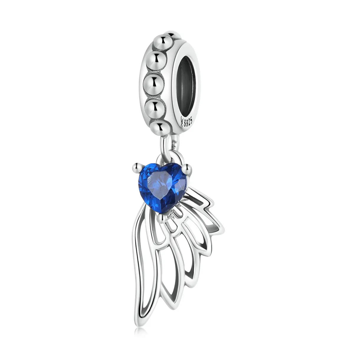 pandora style openwork out wings dangle scc2071
