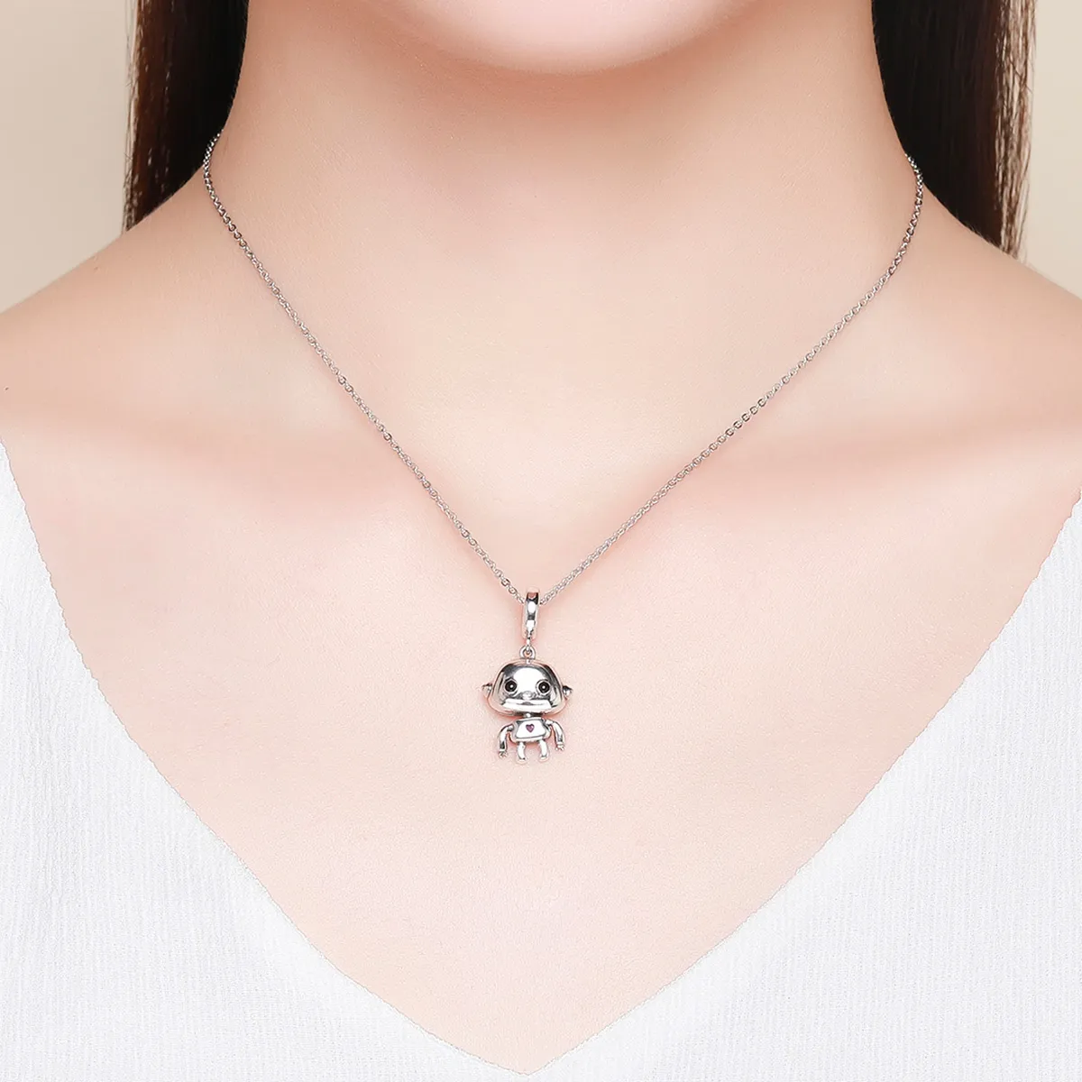 Pandora Style Robot Dangle - SCC924