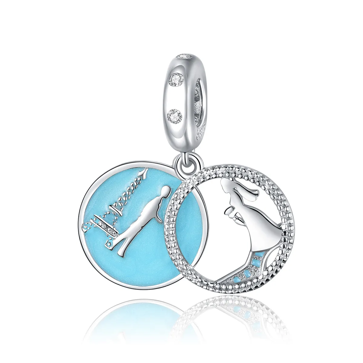 Pandora Style Romantic Encounter Dangle - BSC312