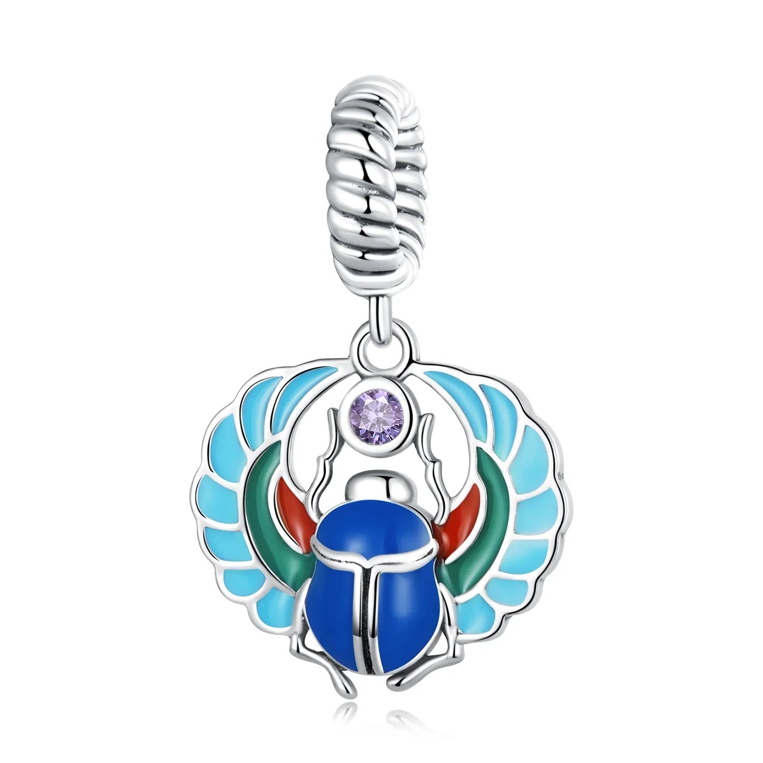 pandora style scarab dangle scc2255