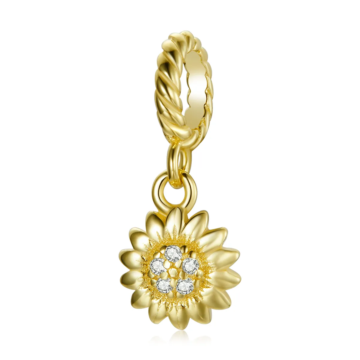 pandora style shining sun flower dangle bsx002 l