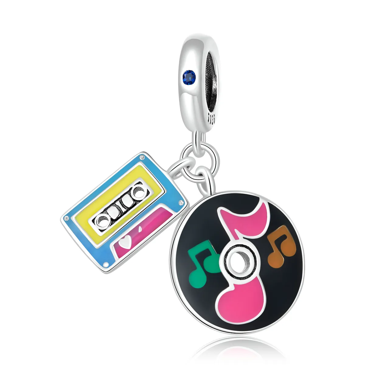 pandora style tape and record dangle scc2219