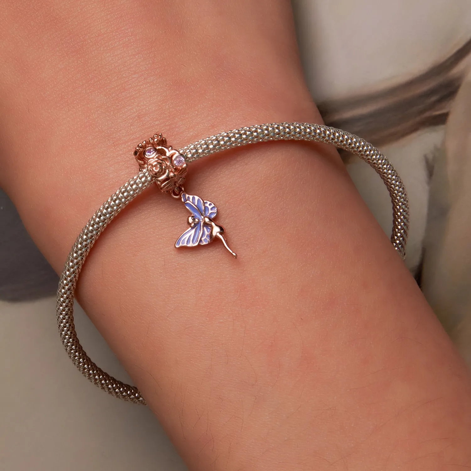 Pandora Style Wishing Fairy Dangle - SCC2297