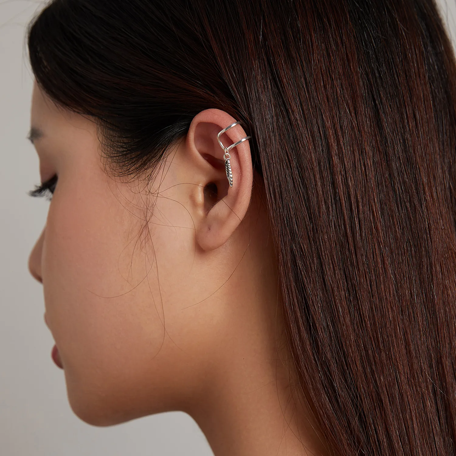 Pandora Style Angel Wings Ear clip - SCE1200
