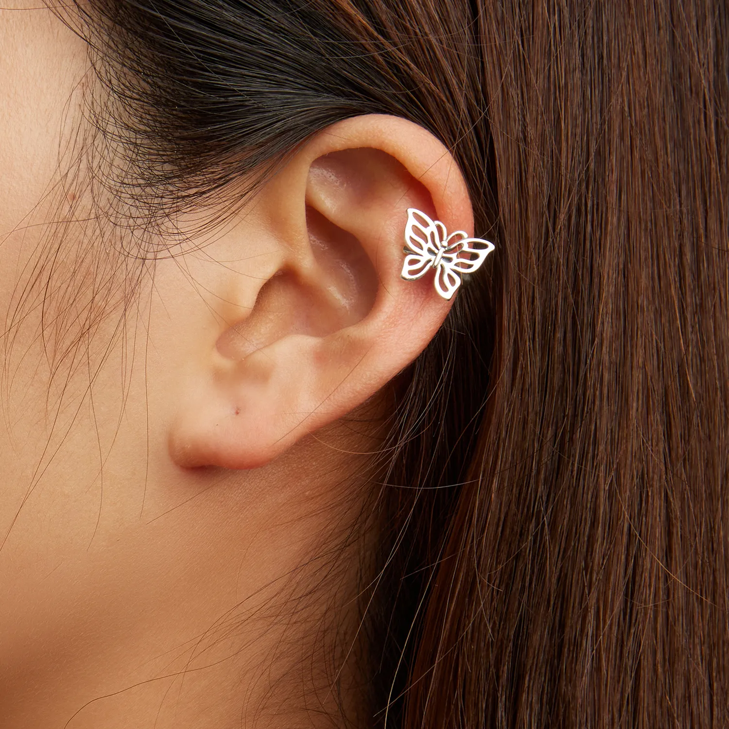 Pandora Style Butterfly Ear clip - SCE1506