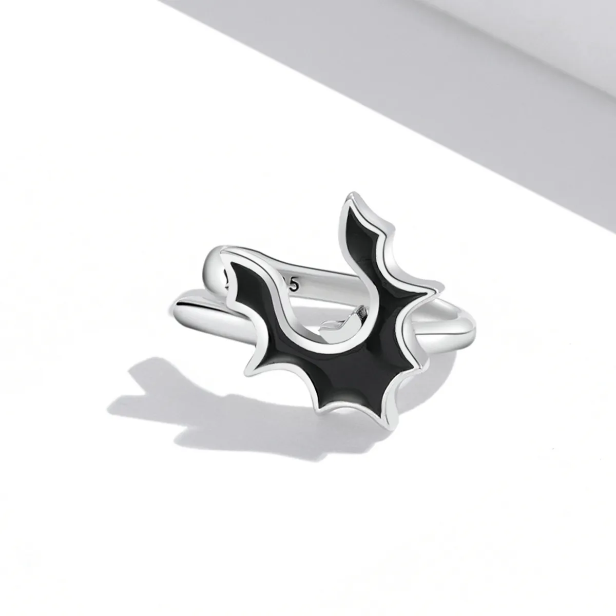 Pandora Style Dark Bat Ear clip - SCE1328