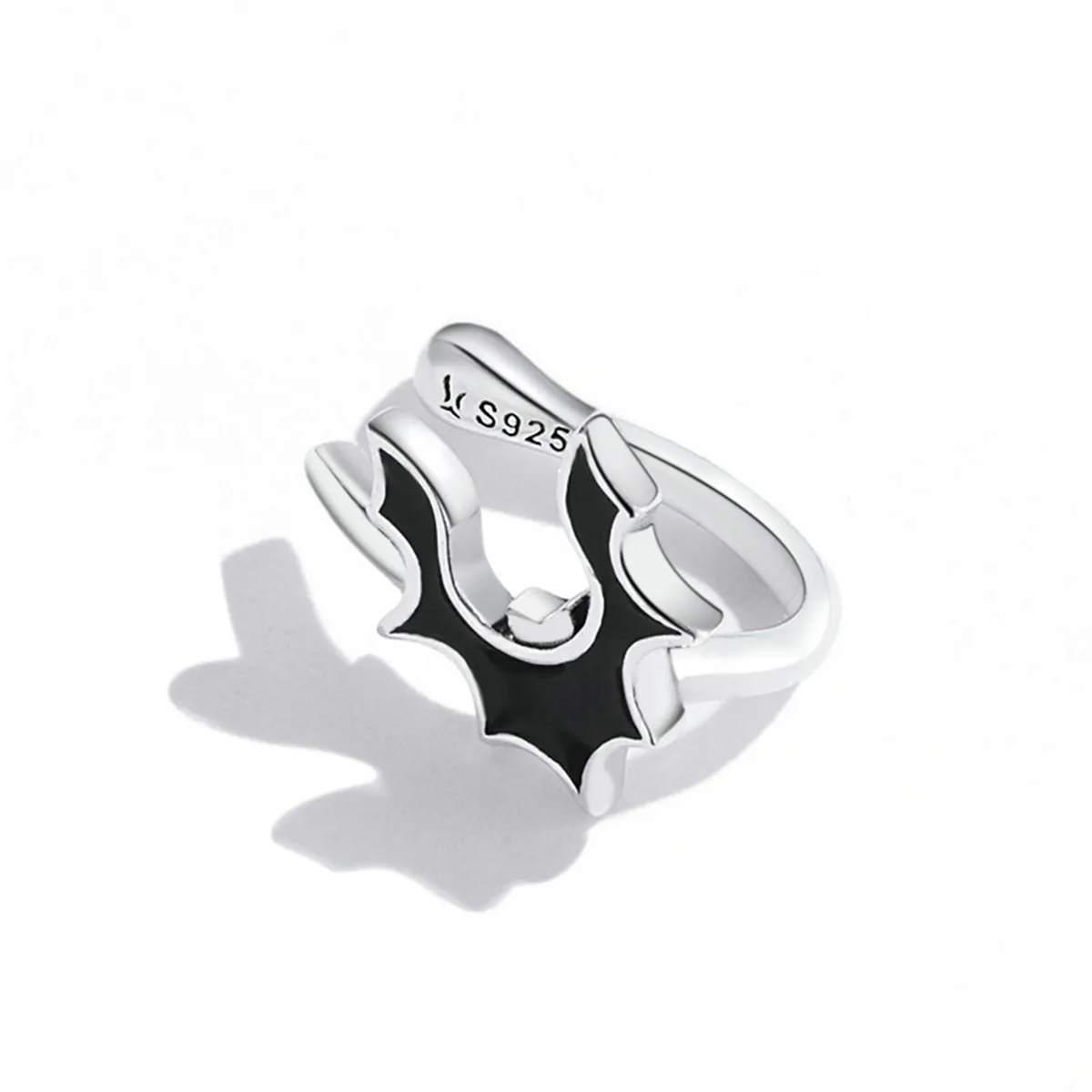 Pandora Style Dark Bat Ear clip - SCE1328