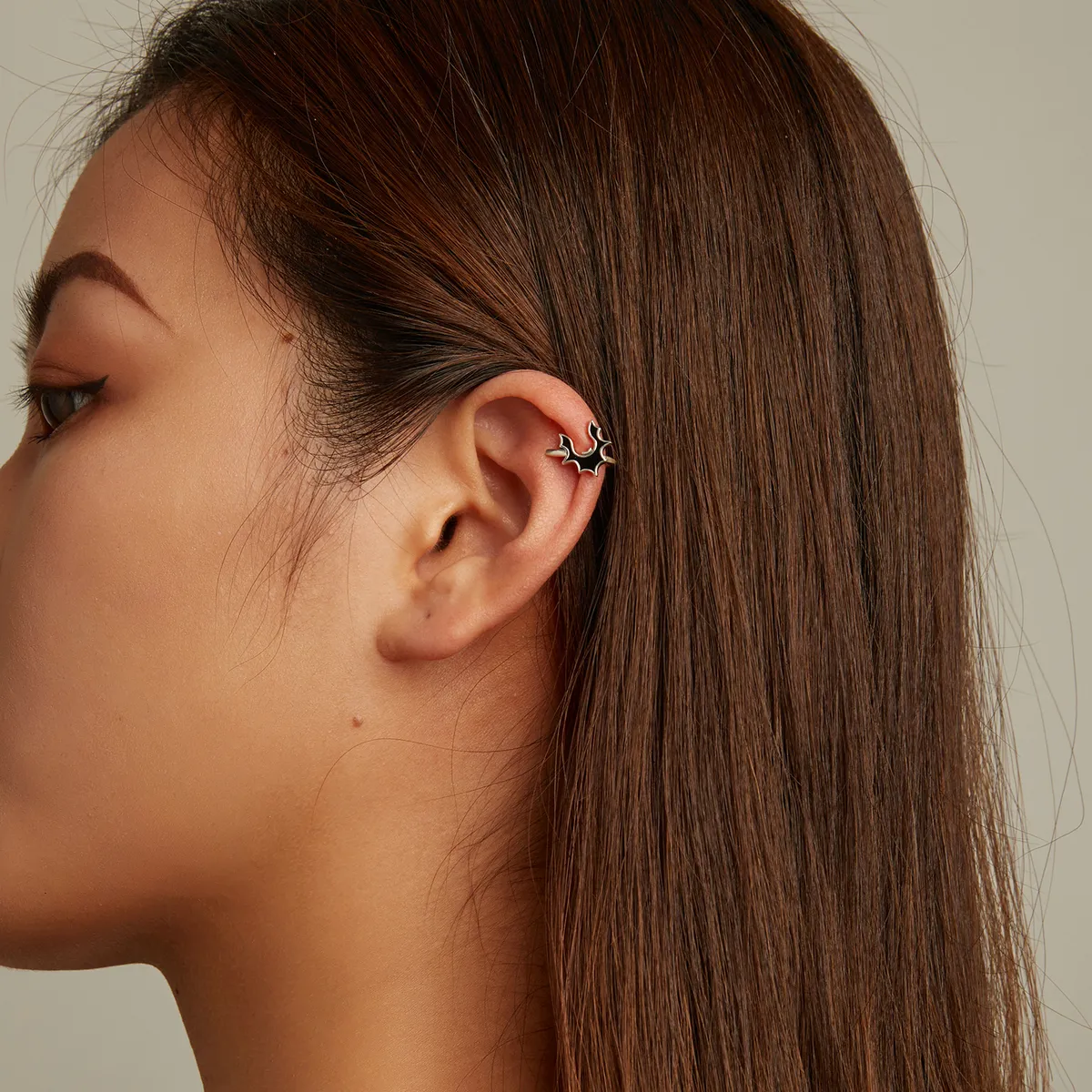 Pandora Style Dark Bat Ear clip - SCE1328