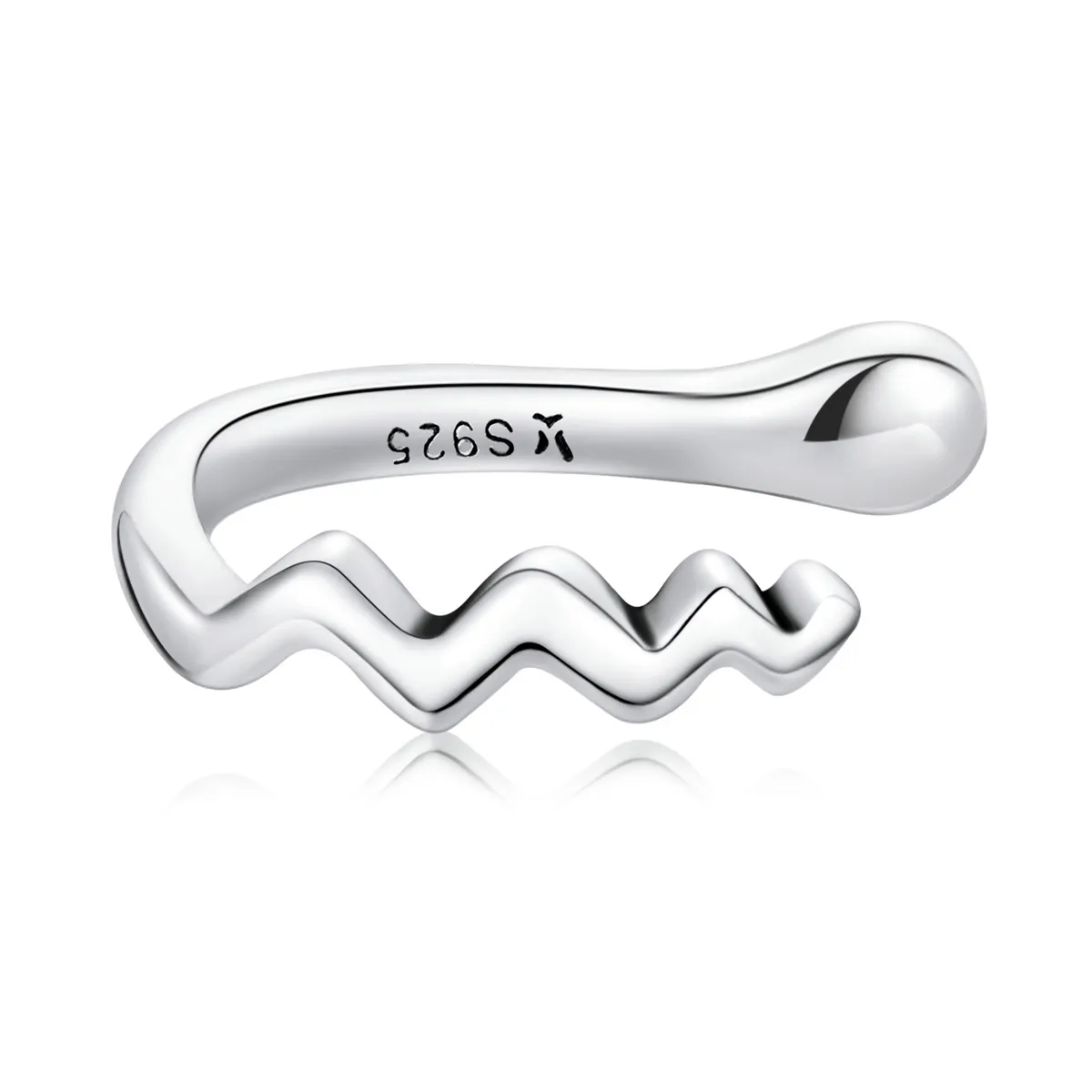 Pandora Style Simple Wave Ear clip - SCE1313